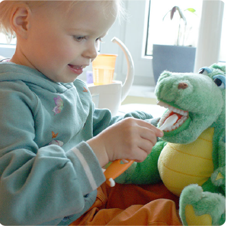 Ein Besuch unserer Kleinsten in der Zahnarztpraxis am Trauerberg in Brandenburg an der Havel